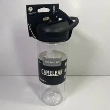 CAMELBAK Eddy+ Clear Water Bottle BPA Free Leak Proof 20 oz (.6 L) Carry Loop
