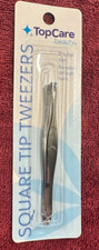 Square Tip Tweezers Top Care Beauty Precise Tips Removes Difficult Hairs