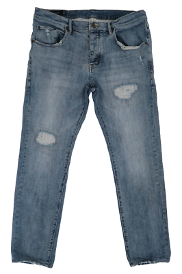 PURPLE Brand mens distressed Button Fly jeans sz 34 | eBay