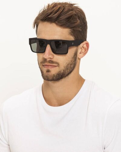 Gafas de sol polarizadas Spy Cyrus para hombre suaves mate marco negro lentes polarizadas a humo - Imagen 14 de 15