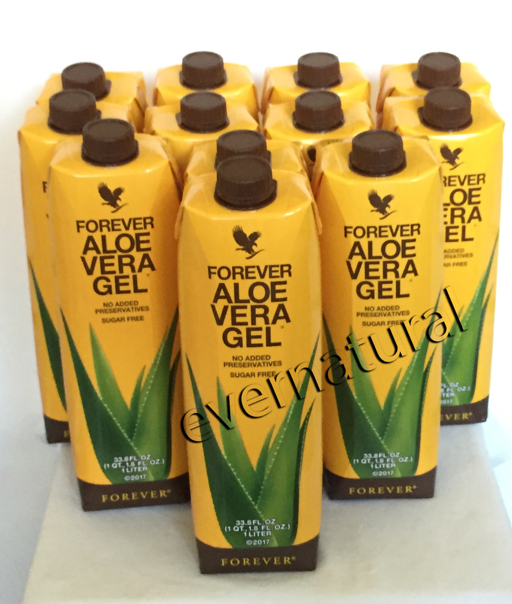 NEW LOOK! 12 x 1L NEW Forever Aloe Vera Gel/DRINK! KOSHER/HALAL | eBay