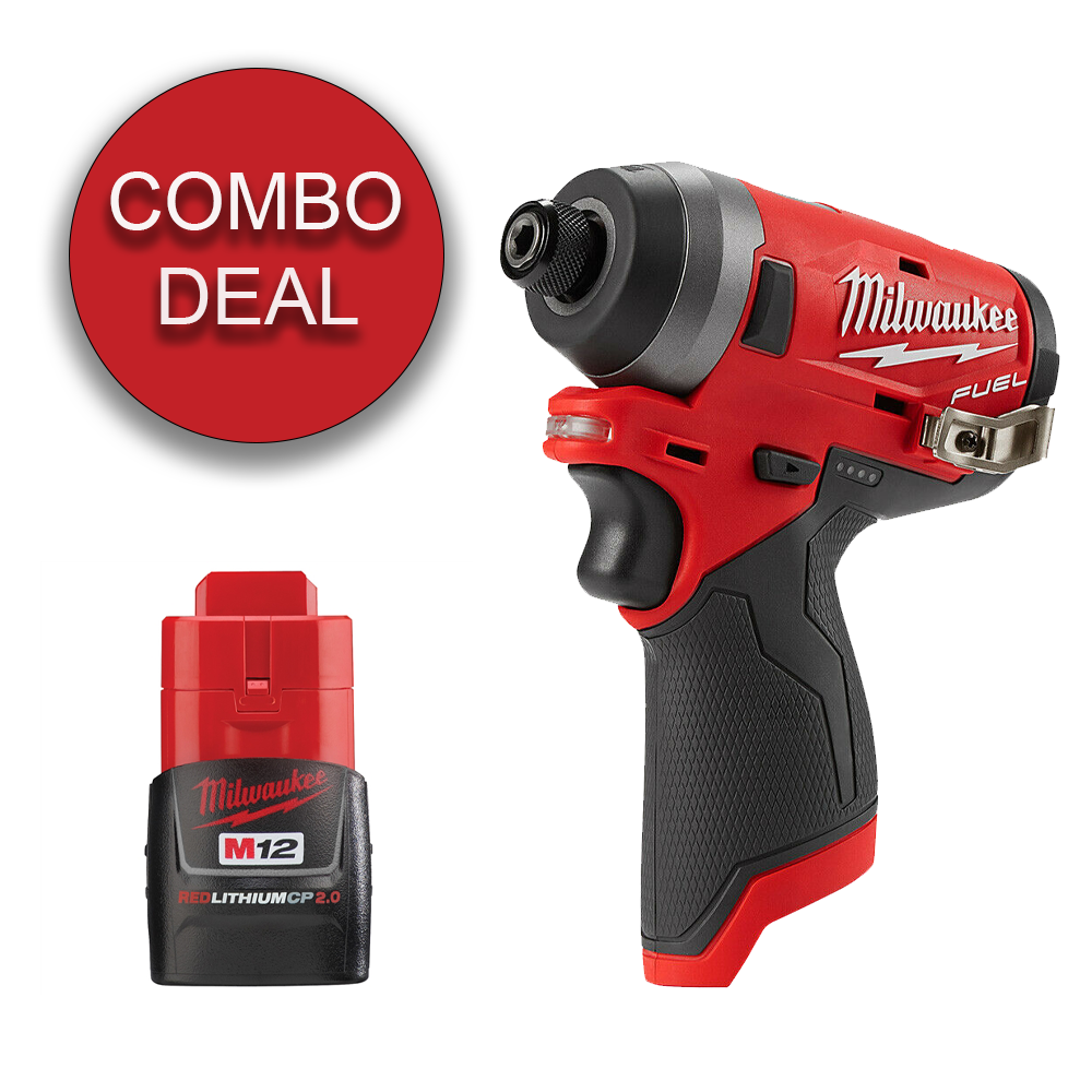 Hex Impact Driver + 12v Battery 
