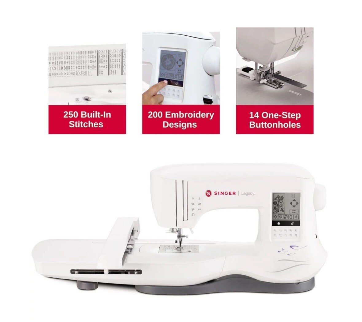 Singer Sewing and Embroidery Machine Legacy SE300 - Less Than 10 Hours Use!