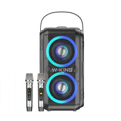 W-King T9II Bluetooth Karaoke Speaker With 2 Wireless Microphones