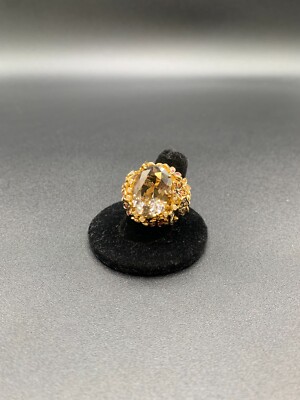 Orianne Collins OC Wonders 18K Ring with Sapphires, Diamonds, and Prasiolite