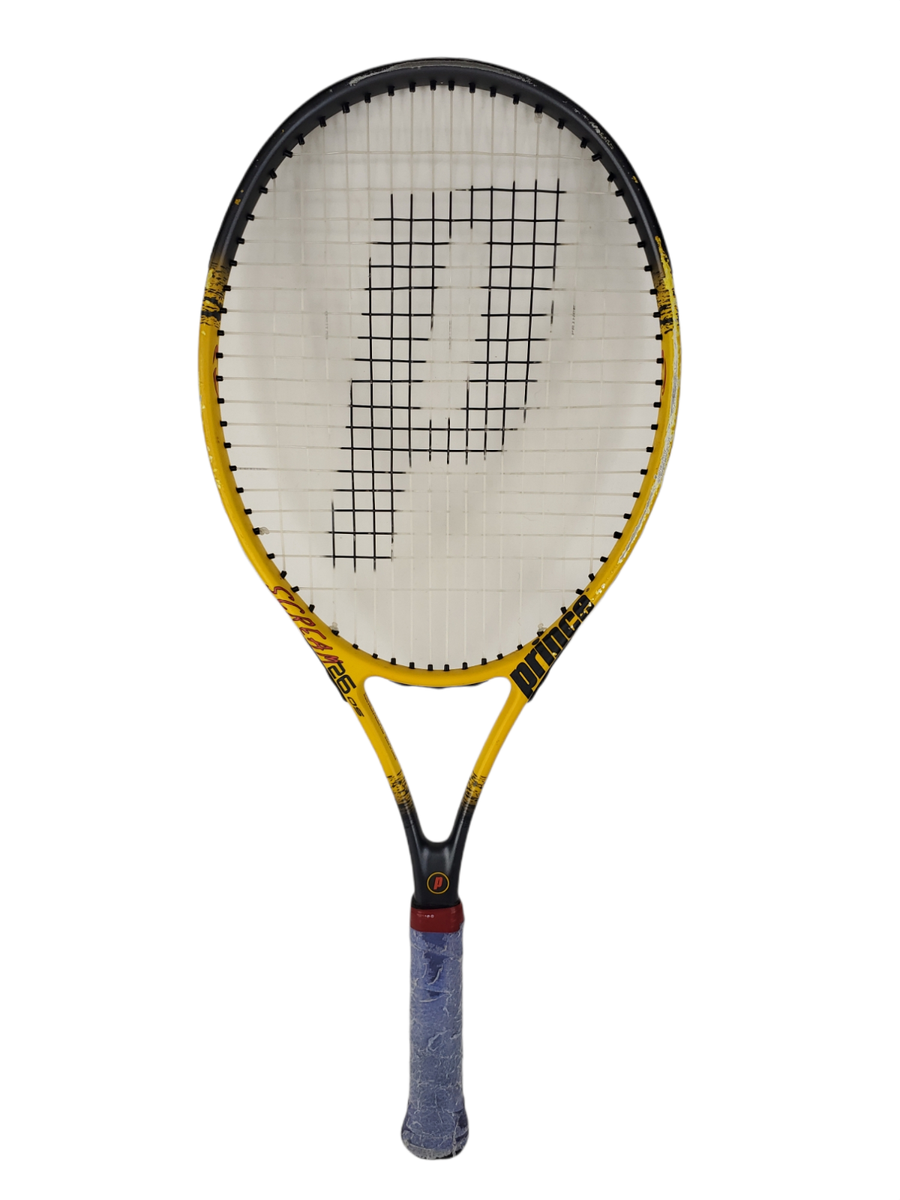 Prince Scream 26 OS Black Yellow Tennis Racket Racquet Good