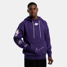 Nike NBA Los Angeles Lakers Courtside City Edition Mens Size S Hoodie DN4725 535