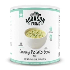 Augason Farms Creamy Potato Soup Mix #10 Can 44 oz