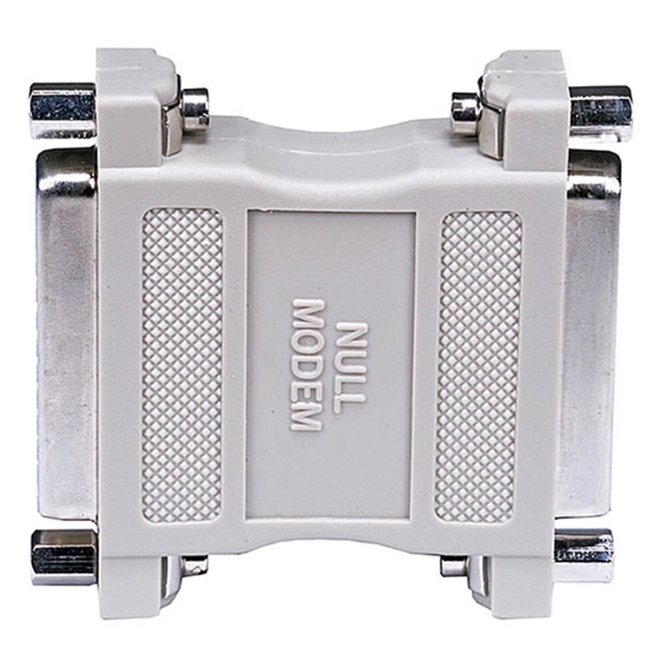 2x DB25 25 Pin Parallel Port Null Modem Adapter Female to Female Gender Changer - Image 2 of 2