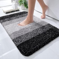 OLANLY Luxury Bathroom Rug Mat 24x16, Extra Soft and Absorbent Microfiber Bath R