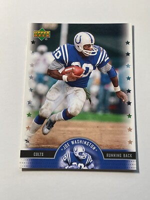 2005 Upper Deck Legends Joe Washington #11