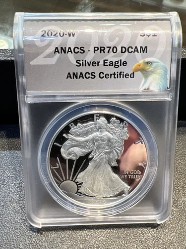 2020-W American Silver Eagle ANACS PR70 DCAM