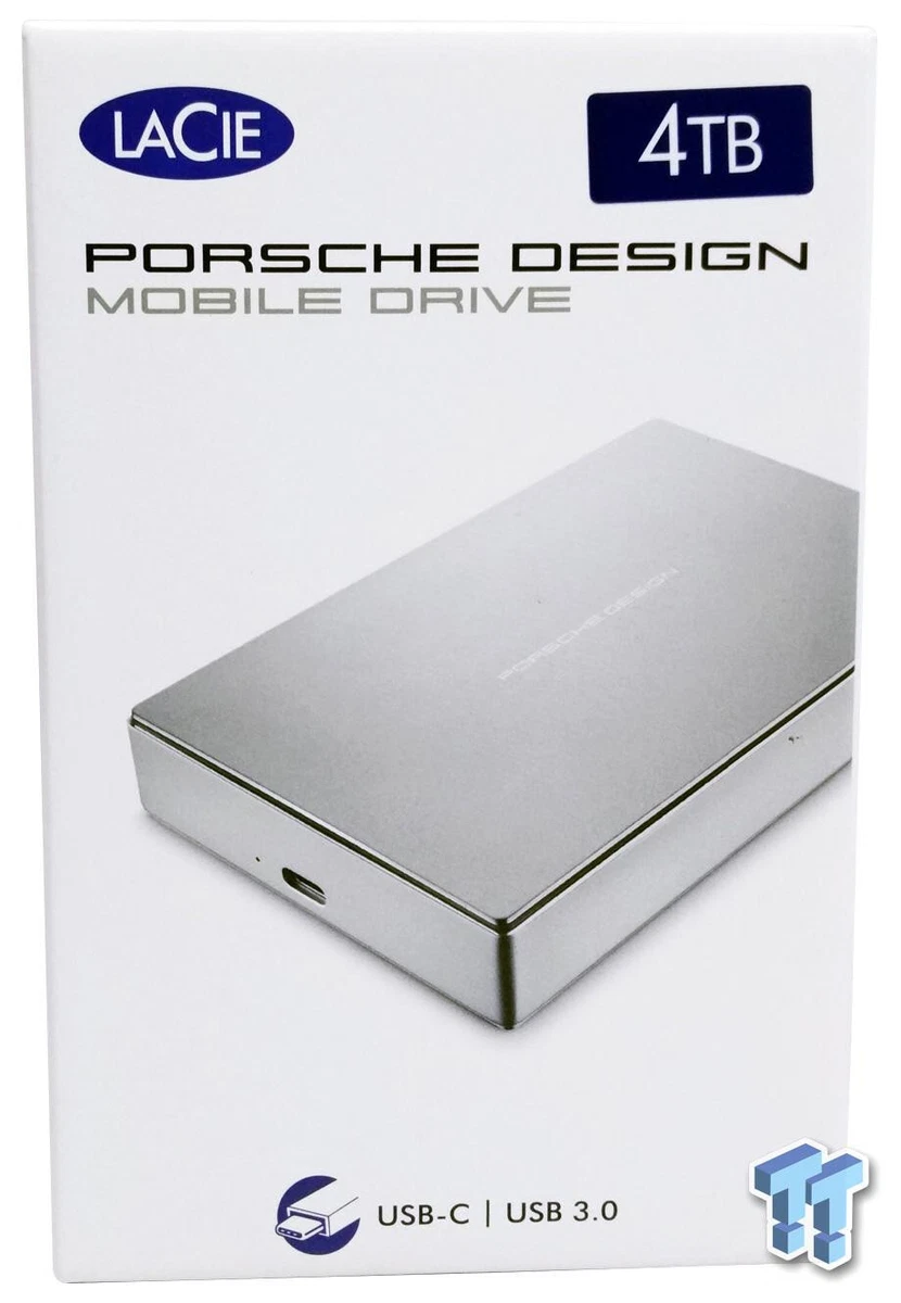USB-C LaCie External Hard Disk Drives 4 TB Storage Capacity for