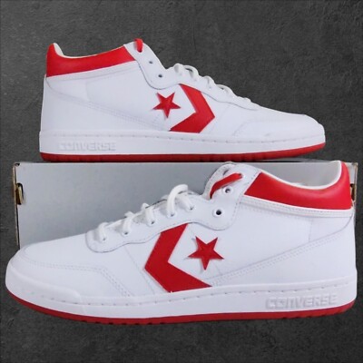 Converse Cons Fastbreak Pro Mid Red/White A10200C Unisex Men's 10.5 Women's 12