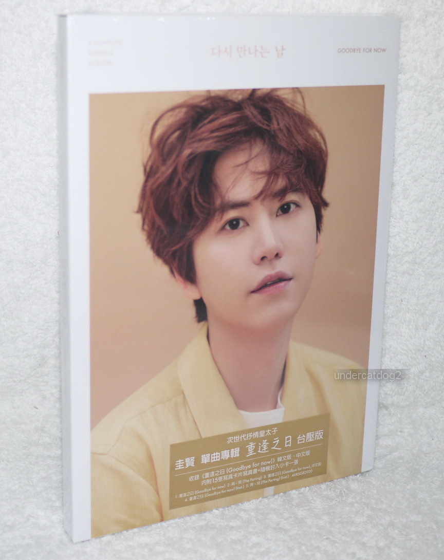 Kyu Hyun Single Album Vol.2 Goodbye for Now Taiwan CD+Card(Super
