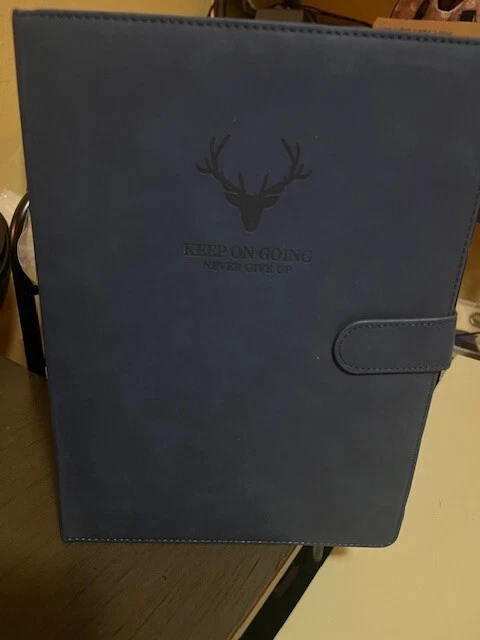 400 Pages Smooth Writing A4 Composition Notebook - Never Give Up Embossed Design - Image 4 of 4