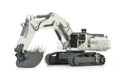 Liebherr R9150 Mining Excavator - White - WSI 1:50 Scale Model #04