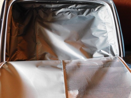 Samsonite Hardside 22" Carry-On Suitcase Spinner Wheels Carbon Fiber Blue - Picture 12 of 13
