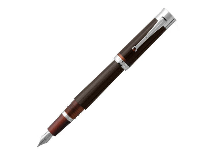 Pluma Estilográfica Montegrappa Desiderio Marrón Chocolate 18kt Mediana (ISDET3AW) Foto 2 de 4