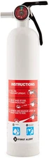 Fire Extinguisher, Car and Marine Fire Extinguisher, White, FE10GR