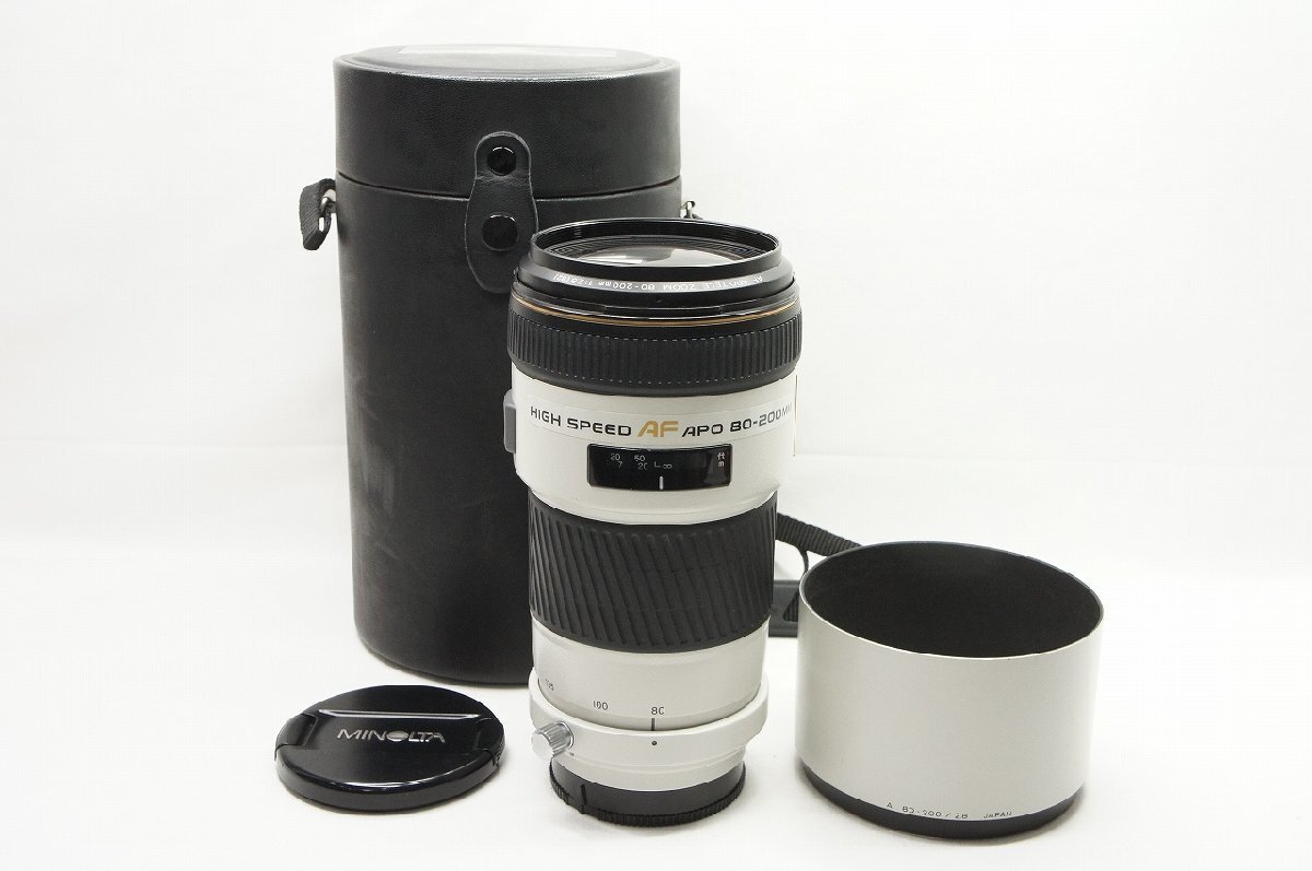 ジャンク品 MINOLTA AF APO TELE ZOOM 80-200mm ミノルタ MINOLTA AF APO TELE ZOOM 80-200mm F2.8 レンズ@25070