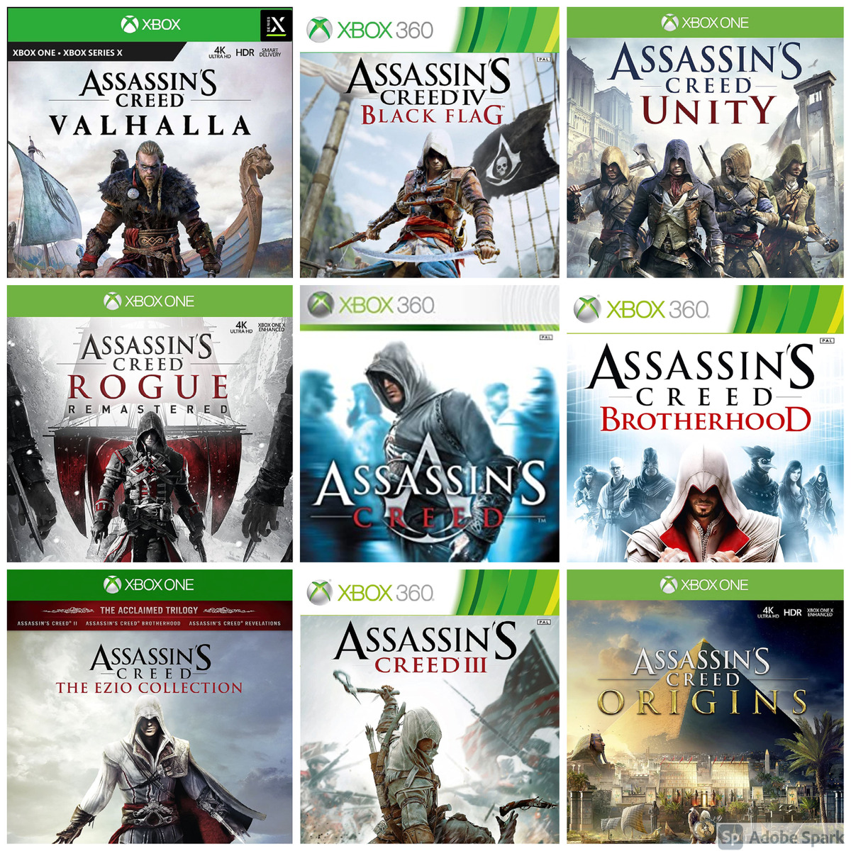 Replacement Case (NO GAME) Assassin's Creed III: Remastered Microsoft Xbox  One