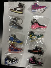 Sneaker Key Chains 2D 10pieces For 9.99 Set 36