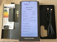 Top-Zustand: Samsung Galaxy S25 Ultra (12GB/256GB –Titanium Black) mit Rechnung 