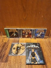 Tomb Raider 1 2 3 Last Revelation Angel Darkness PS1 PlayStation 1 & 2 Lot Of 4