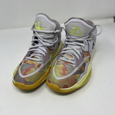 Nike Kyrie Infinity Mid Pyramid Basketball Shoes Iris Whisper/Black 6Y