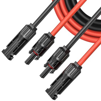 zertifiziertes 4mm² Solarkabel 3m für Innen- und Außenanwendungen