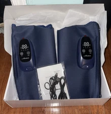 Abotrem Leg Massager with Heat & Compression – Cordless Calf Massager Pair