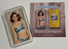 Bullion Baddies 1 oz .999 Silver Bar ~ Sloane Carrington /395