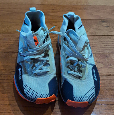 Nike React Pegasus Trail 4 GORE-TEX Waterproof Beige/Blue/Orange Men 8