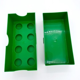 Lego Storage Set 4013/4023 Lunch box 2 x 4 Kids School Brick Box - Green