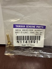Yamaha Genuine Neck Receiver Screw N1141691 Saxophone NOS New in Bag Gold