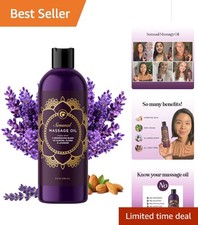 Luxurious Lavender Essential Oil for Couples - 8 Fl Oz Massage Therapy