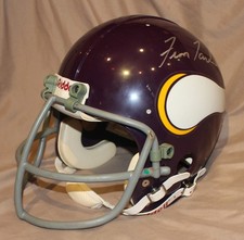 MINNESOTA VIKINGS, CHUCK FOREMAN STYLE FOOTBALL HELMET!  SIGNED BY TARKINGTON?