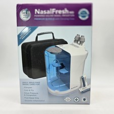 NasalFresh MD Powered Saline Nasal Irrigation Premium Bundle with Carrying Case