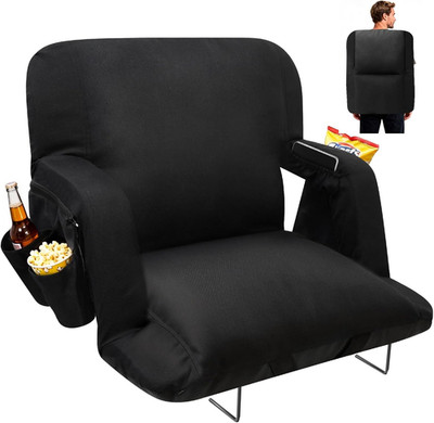 Stadium Seats with Back Support, Exclusive Sofa Style Design 23Inch Wide Bleache