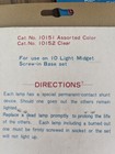 SIX Packages Of Mighty Mite Replacement Lamps / Bulbs  12-14 Volt  Christmas NOS — photo 4
