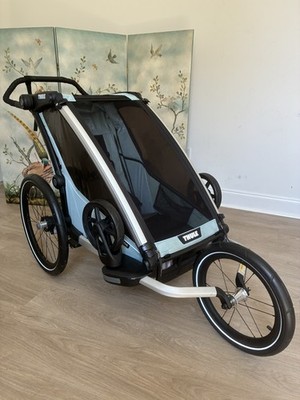 Thule Chariot Cross Single Stroller, Jogger and Bike Trailer - Aluminum/Alaska