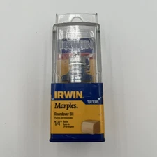 Irwin Tools 1901006 Marples Roundover Router Bit with 1/4" Radius, 1/4" Shank
