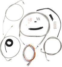 LA Choppers Complete Bar Swap Cable & Brake Line Kit LA-8320KT2A-19 Made in USA