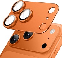 "Jetech Kameraschutz Iphone 17 Pro 6,3\" 9H GehäRtetes Glas Matt Orange 1 StüCk"