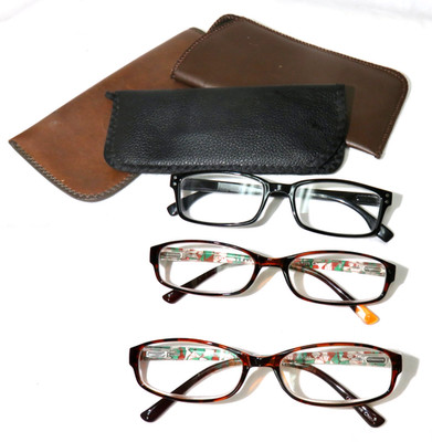 Gamma Ray Optics Lot 3 Pairs plastic Reading glasses reader strength +2.25