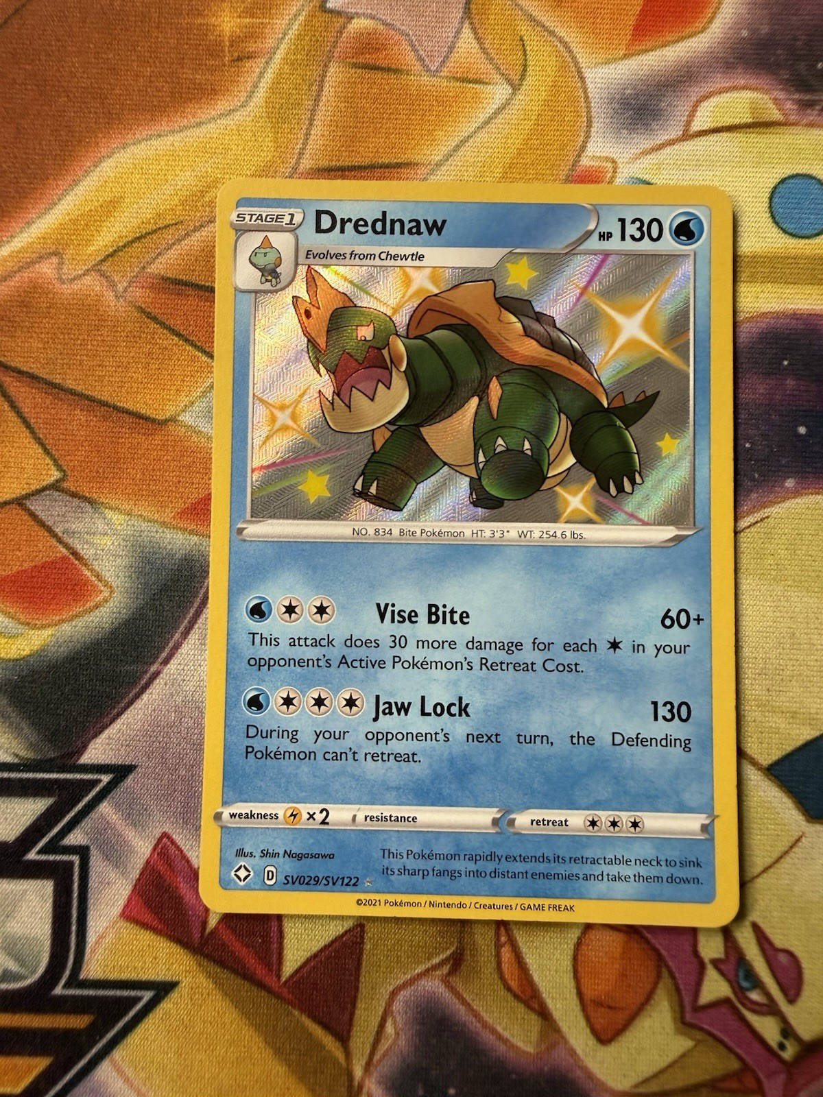 Drednaw SV029/SV122 Shiny Rare Shining Fates Shiny Vault Pokemon Holo NM