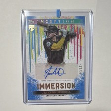 Topps 2024 Inception Jackson Merrill San Diego Padres Immersion Auto Blue /25 RC