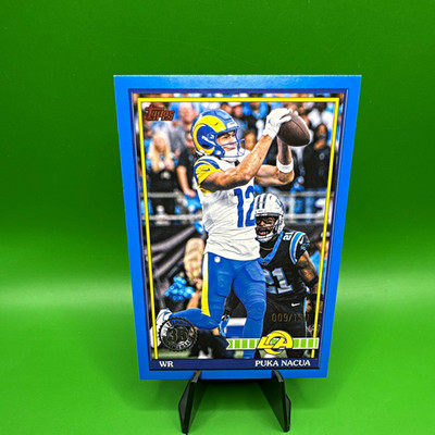 35th Anniversary 2026 Puka Nacua Topps Flagship Blue /150 #91TF-20