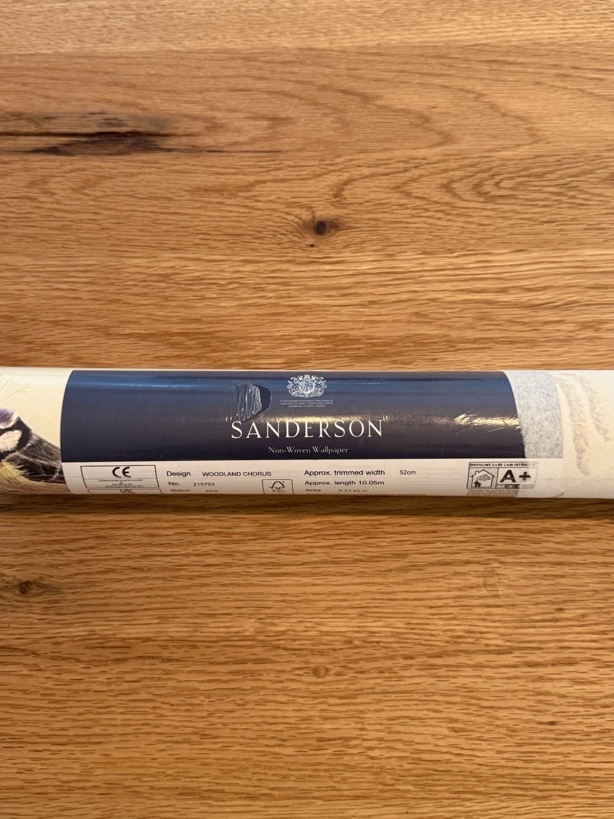 Sanderson Arboretum Woodland Chorus Cream Multi 215703 Batch AP6 - Brand New 2